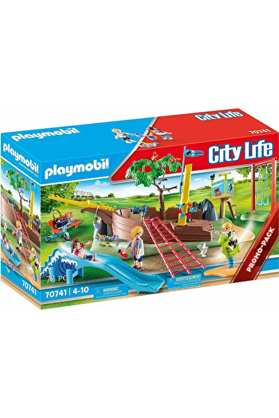 Playmobil Ζωή στην Πόλη: Περιπέτεια στην Παιδική Χαρά με Ναυαγία 70741