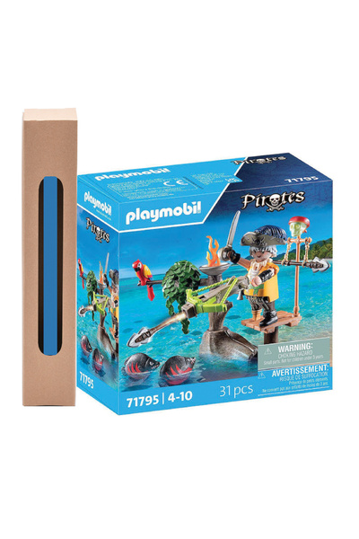 Playmobil Πειρατικό Σετ με Κερί και Βαλλίστρα για 4-10 Ετών - 71795