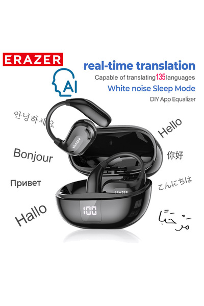 Choice Black AI ERAZER XT66PRO Bluetooth Earphones ASMR Headsets DIY APP AI T...