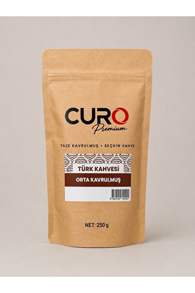Türk Kahvesi 250 g - Orta Kavrulmuş Taze Öğütülmüş Bol Köpüklü