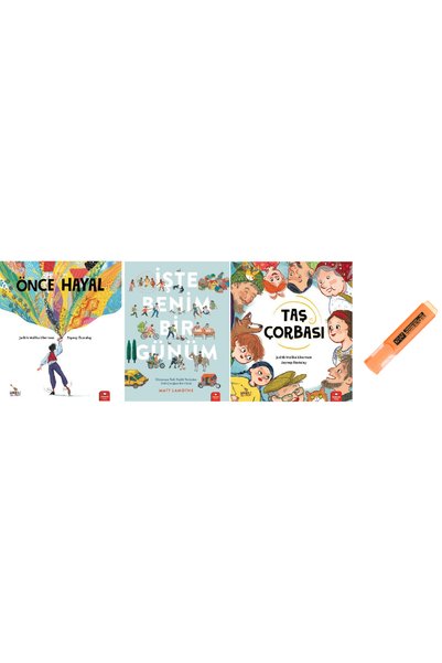 Redhouse Kidz Yayınları Önce Hayal + İşte Benim Bir Günüm + Taş Çorbası 3 Kit...