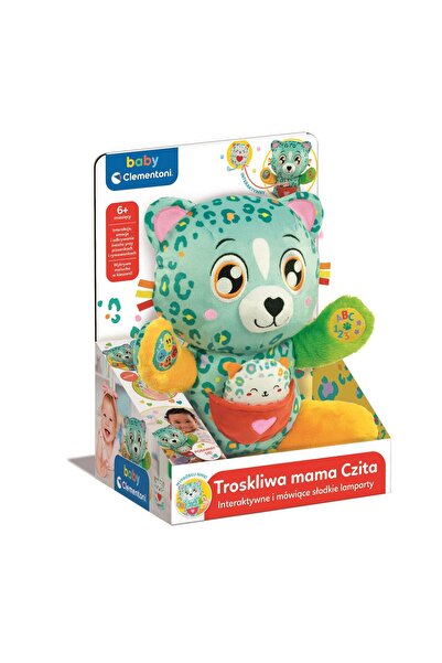Baby Clementoni Leoparzi interactivi drăguți Mamă care citește Limba poloneză...