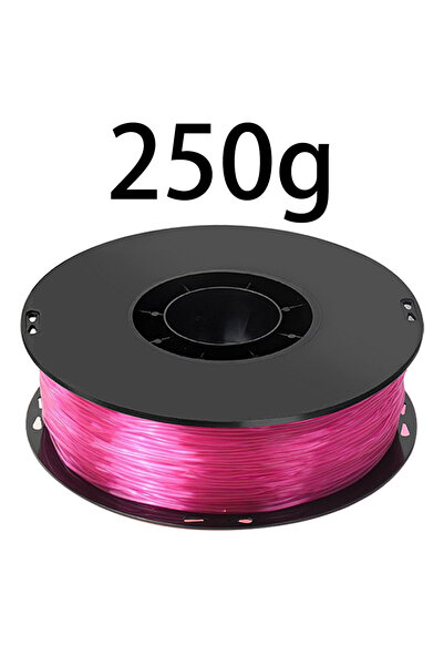 choice2 transparent pink A TPU Transparent Pink Flexible Filament 250g 500g 1...