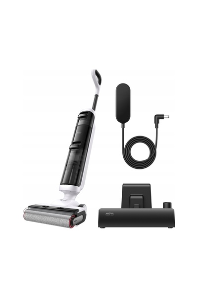 Movant K20 Pro Aspirator Vertical Fără Fir cu Funcție de Mop, Alb, 200W, 7 x ...