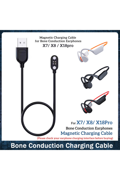 Choice Bone Conduction Earphones Magnetic Charging Cable For X7/X8/X18pro Swi...
