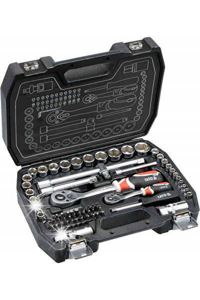 VOREL by YATO Set de chei tubulare, biți Torx