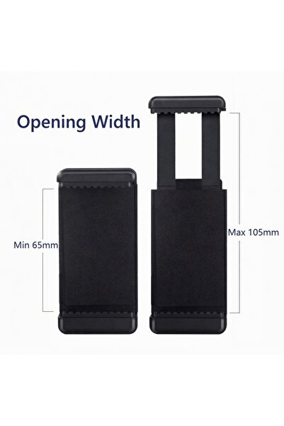 Choice black Tripod Mount 1/4'' Screw Holder Clip Adapter for Smartphone Vide...