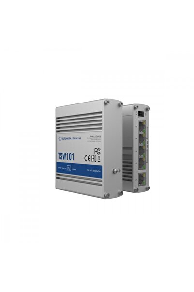 NO BRAND Switch industrial Teltonika Tsw101 5Xgbe 4Xpoe+