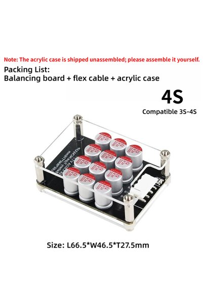 choice2 4S with case 1pcs 5A 4S Active Equalizer Balancer 5S 6S BMS Cells Bal...
