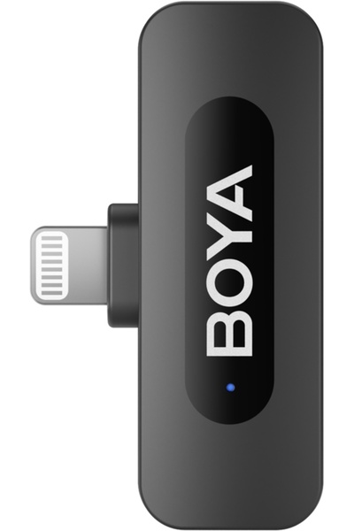 BOYA Microfon wireless mini BY-V2 pentru iPhone iOS cu clemă, rază de acțiune...