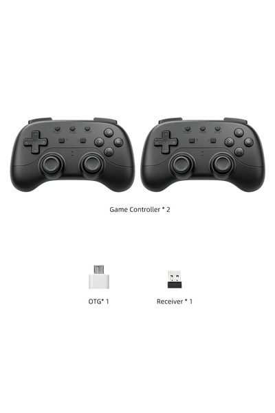 Choice1 2P Classic Retro Games 2.4G Wireless Gamepad for Video Handheld Gamin...