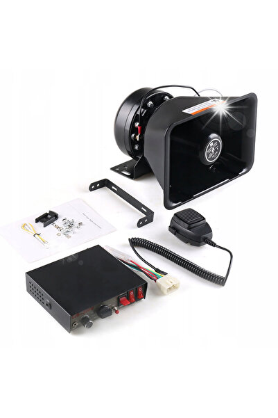 ST PARTS Sirenă Megafon Claxon de Semnalizare 24V 200W pentru Mașini de Pompi...