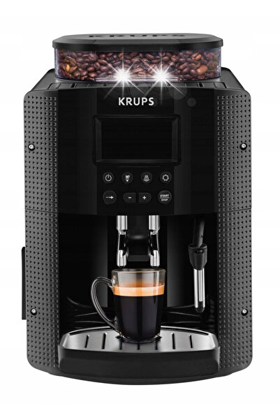 Krups CF6 Krups Espresseria Auto Pisa Ea815070, Aparat de cafea, Negru