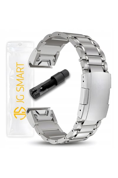 JG Smart GARMIN FENIX 5 6 7 8 ȘI PRO SOLAR INSTINCT BRĂȚARĂ QUICKFIT - TITAN