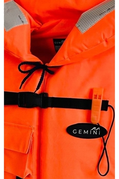 NO BRAND Vestă de salvare GEMINI KAPOK XXL 90-140KG 100N CERTIFICAT CE ISO PRS
