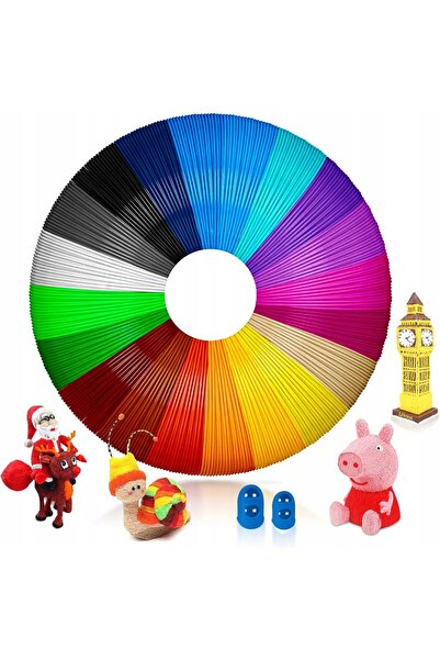 NO BRAND Filament pentru stilou 3D 100m PLA Rezerve pentru stilouri de imprim...