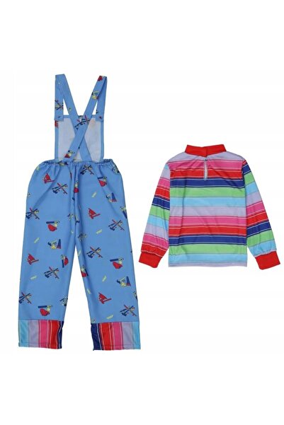 NO BRAND Costum de Halloween pentru copii, păpușă de groază Chucky, costum Ch...