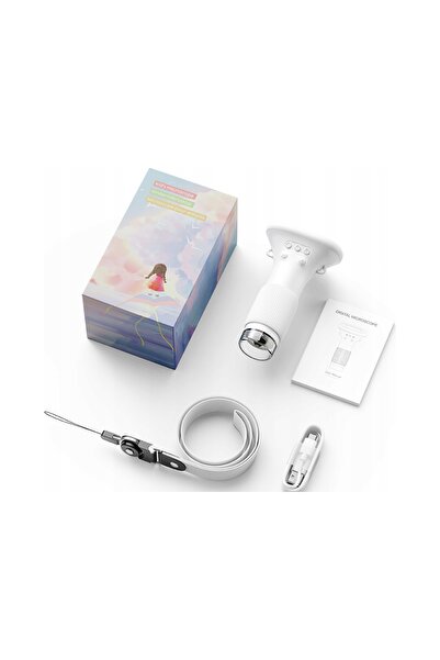 NO BRAND KIT MICROSCOP DIGITAL DE BĂUTUȘĂ PENTRU COPII LED USB MĂRIMĂ DE MULȚ...