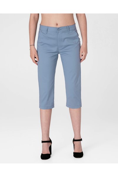 NO BRAND Pantaloni capri eleganți, subțiri, de damă, de vară 3335Dd 35