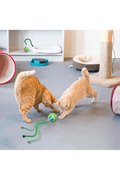 NO BRAND Minge interactivă inteligentă cu sunete de păsări Halpix Smart Cat Ball
