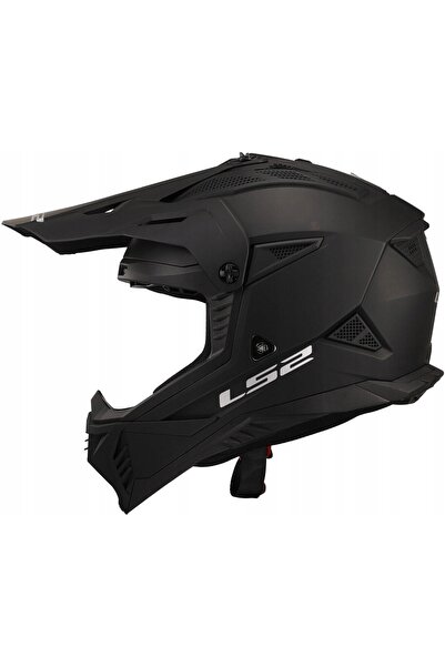 NO BRAND Casca Cross Ls2 Mx708 Fast II Negru Mat Omologare ECE 22.06