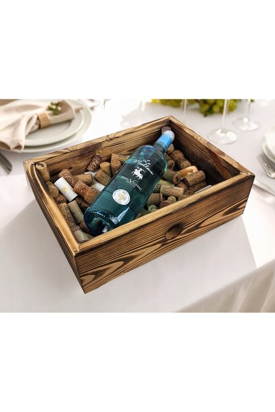 NO BRAND Cutie de vin cu gravură, dedicare, cadou de aniversare, cutie de nuntă