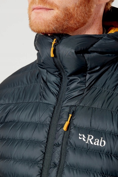 NO BRAND Geacă de puf alpină ultraușoară Rab pentru bărbați, grafit, XL