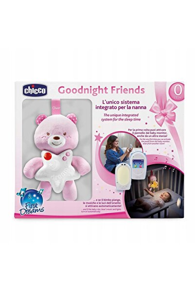 NO BRAND Chicco Ursuleț electronic pentru bebeluși, Roz