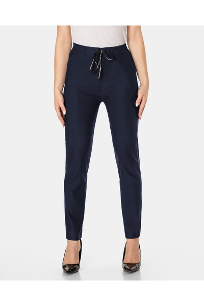 NO BRAND Pantaloni eleganți de damă, tip țigară, cu talie înaltă, mărimi mari...