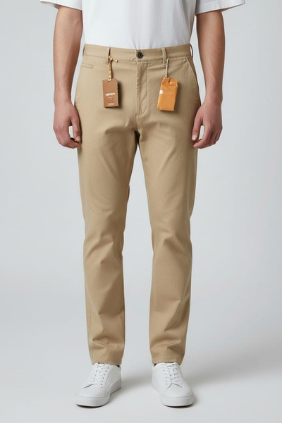 Geco Erkek Premium İthal Esnek Likralı Rahat Kesim Slim Fit Kumaş Pantolon