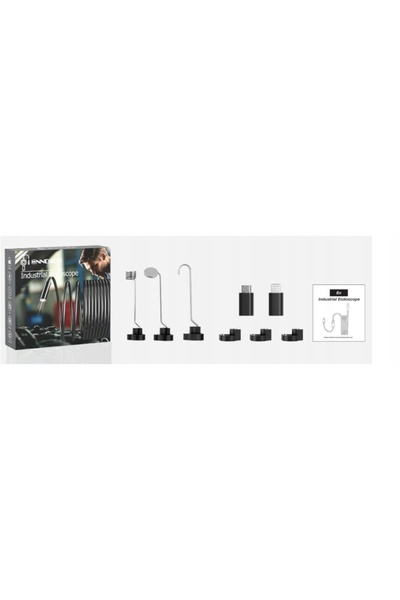 NO BRAND Ennovor Hd 1080P Led Ip67 5m Cameră Endoscop + Terminale iOS Android