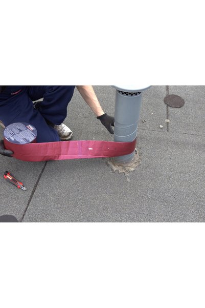NO BRAND Bandă bituminosă profesională Rs Tape Tytan Decar, 30cm X 10m, Grafit