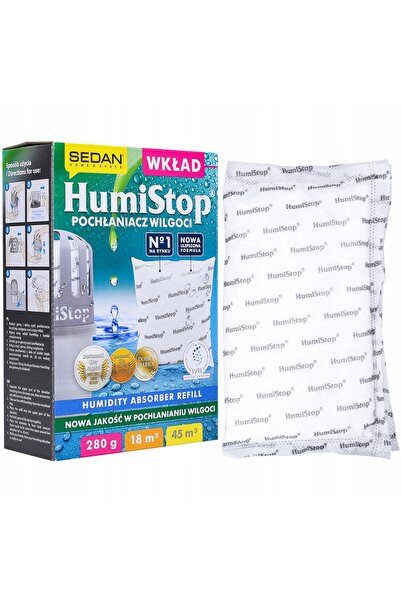 NO BRAND Cartușe Humistop 280g pentru absorbant de umiditate, 20 bucăți, apro...