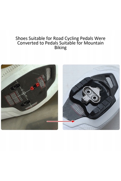 NO BRAND Adaptor pentru pedale de bicicletă (pentru blocuri de pantofi)