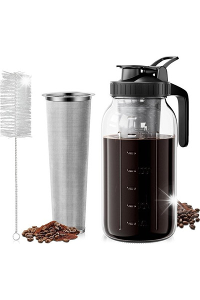 NO BRAND Aparat de cafea Zaparzacz pentru cafea, ceai și cold brew, cu filtru...
