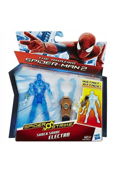 NO BRAND Figurină Spiderman Electro 10 cm Nouă Unică Originală Hasbro A8976