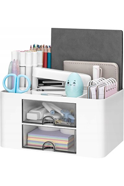 NO BRAND Organizator de birou cu sertare, 5 compartimente pentru articole de ...
