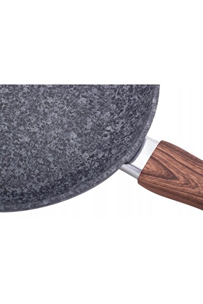 NO BRAND Tigaie tradițională antiaderentă, adâncă de 26 cm, compatibilă cu in...
