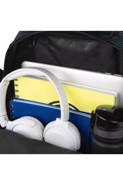 NO BRAND Rucsac școlar cu multiple compartimente Coolpack Negru, Albastru 29 L