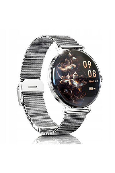 NO BRAND Smartwatch Jg Smart Smartwatch Prestige Amoled pentru Femei Argintiu