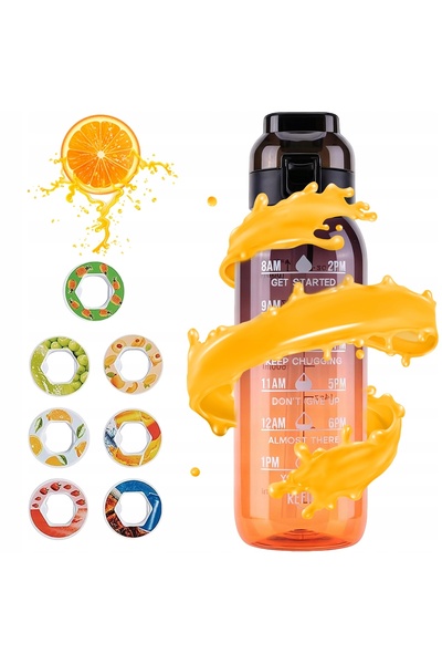 NO BRAND Sticlă de apă Smakowa 1000 ml cu 7 capsule - Fără zahăr și zero calorii