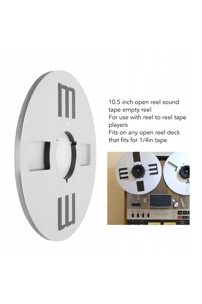 NO BRAND Ax de 1/4 10.5 Cala cu bandă și 4 găuri pentru magnetofon