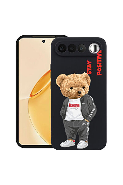 bestcase ®   Θήκη TPU Υπέρλεπτη Husa για Realme 16, Μείνε θετικός - Αρκουδάκι...