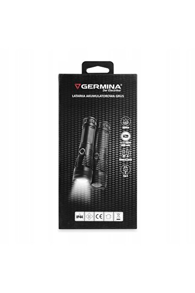 NO BRAND Lanterna LED Portabilă 1000Lm Acumulator 1X26650 Zoom-Sos Grus Germina