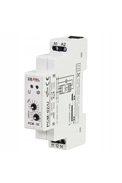 NO BRAND Releu de timp Exta pentru șină DIN 12-240V AC/DC cu întârziere la op...