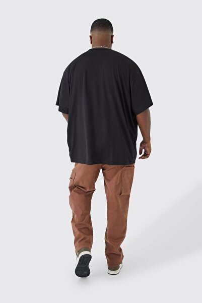 NO BRAND Blugi Bronz Pantaloni Cargo Pantaloni Strânși din Bumbac Boohoo L