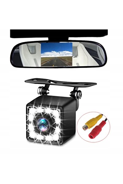NO BRAND Cofania Cameră 12 LED-uri + Monitor 4,3 inch Pliabil 15m