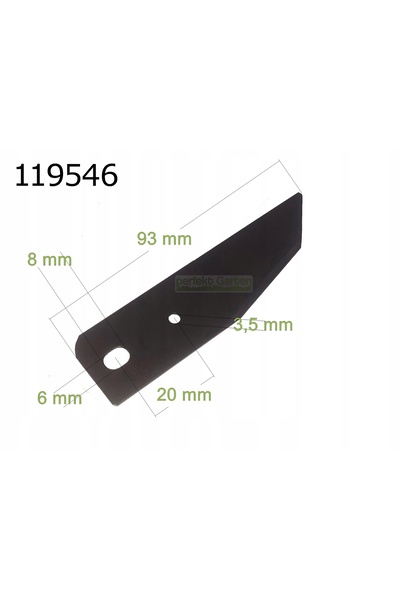 NO BRAND 6 x 9,3 cm al-ko robolinho efco brill knife / 119546