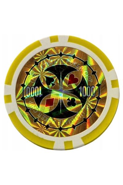 NO BRAND Set de poker premium 300 jetoane 2 pachete de cărți zaruri + cutie