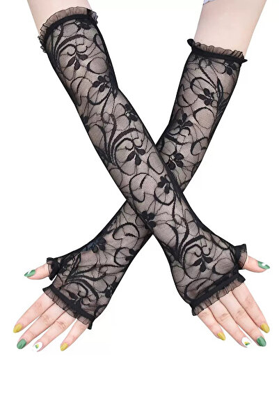 Giraffe Lace Gloves Party Wedding Prom Evening Dress Gloves for Costume